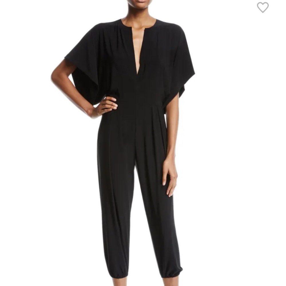 Black jogger jumpsuit - Norma Kamali